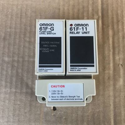 OMRON 61FG FLOATLESS LEVEL SWITCH WITH 61F11 RELAY UNIT 61FG