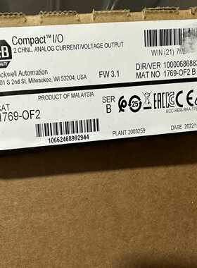 AB模块1769-OF2原标，2022年底新询价