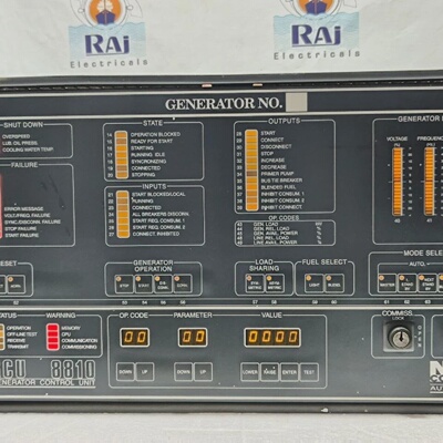 NORCONTROL自动化GCU8810发电机控制单元GCU8810完全测试
