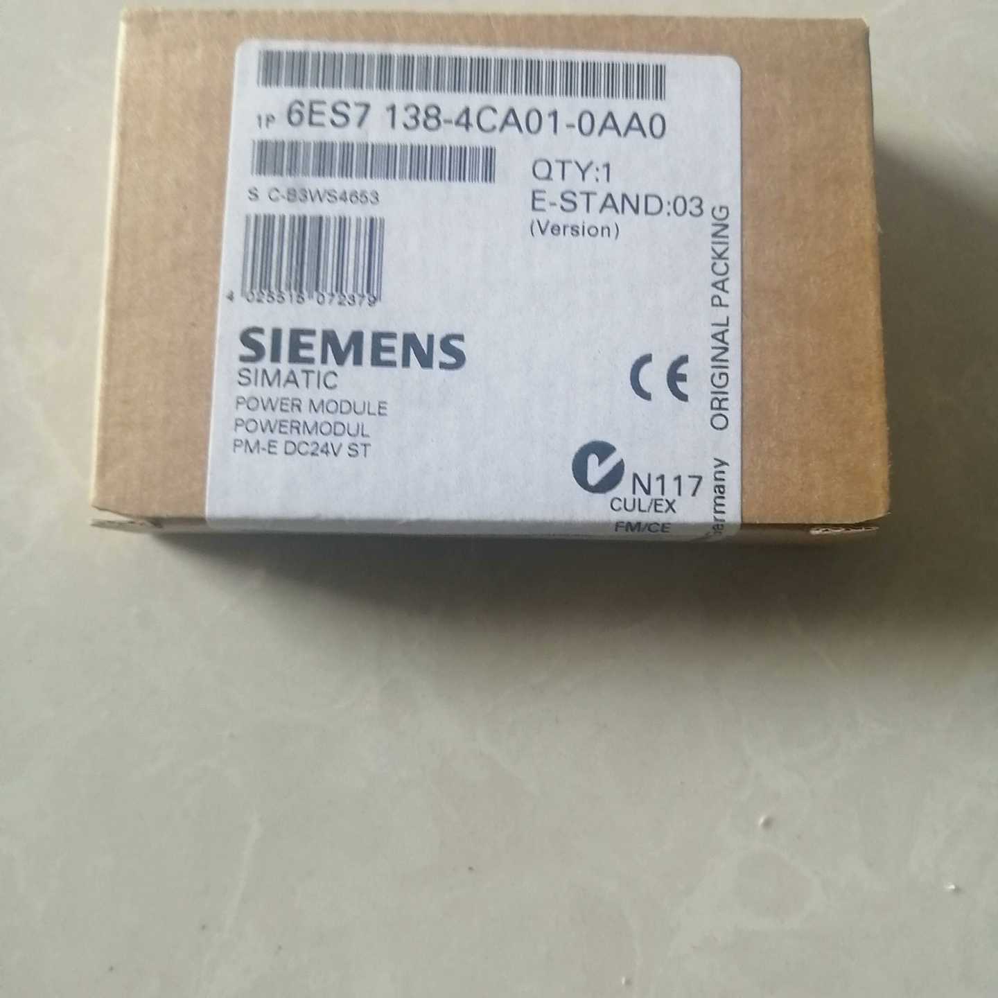 西门子电源模块6ES7138-4CA01-0AA0全新原装未-议价