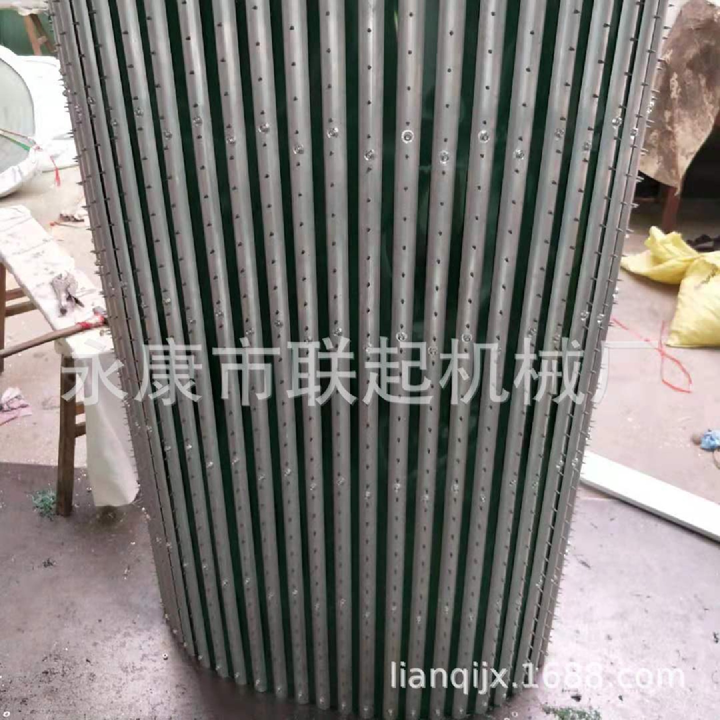 铝合金半圆皮板角钉帘无纺布纺织机械配件铝合金棒加工钢针