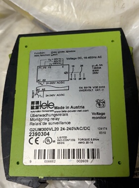 议价TELEG2UM300VL20电压监测继电器24240V议价