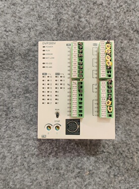 溢价-台达PLC模块DVP28SV11T件实物图拍摄