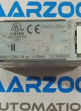 Weidmuller 1073490000 WAS1 CMA 1A ac420mA Power Control Modu