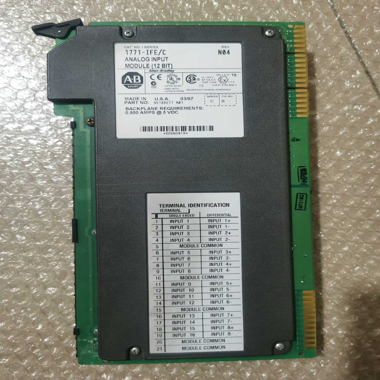 1771-IFE/C／N04罗克韦尔AB模块全装询价