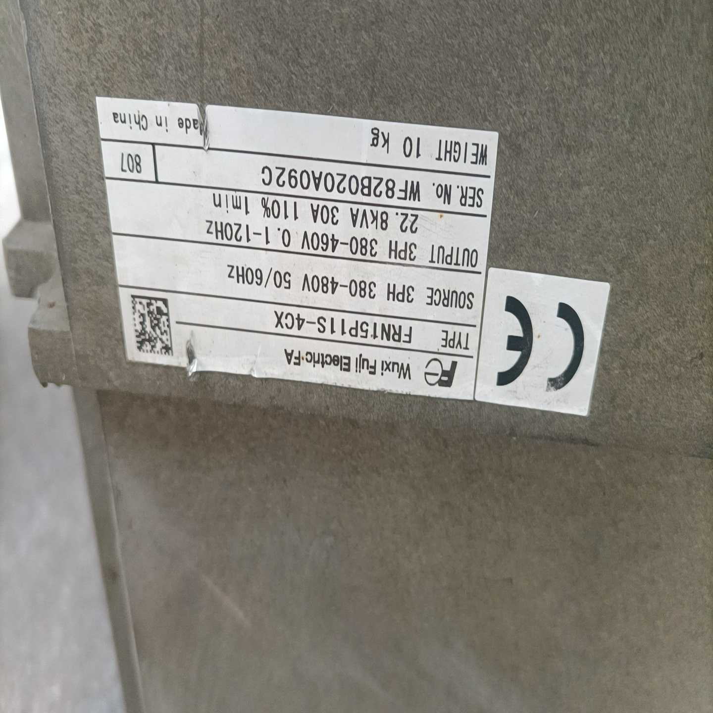 （议价）富土FR5P11S-4CX变频器，功能好，