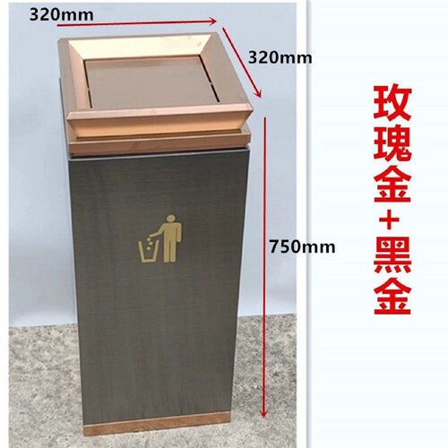 不锈钢酒店大堂垃圾桶烟蒂柱灭烟桶带烟灰缸室外吸烟区电梯口立式