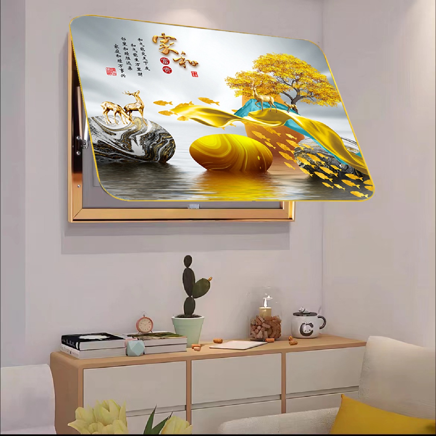 【液压电表箱】电表箱装饰画配电箱电闸盒子遮挡画电箱画弱电箱
