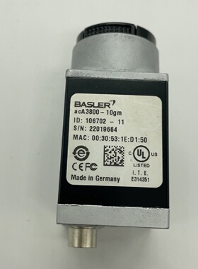 BASLER巴斯勒acA380010gm几乎全新要的拍