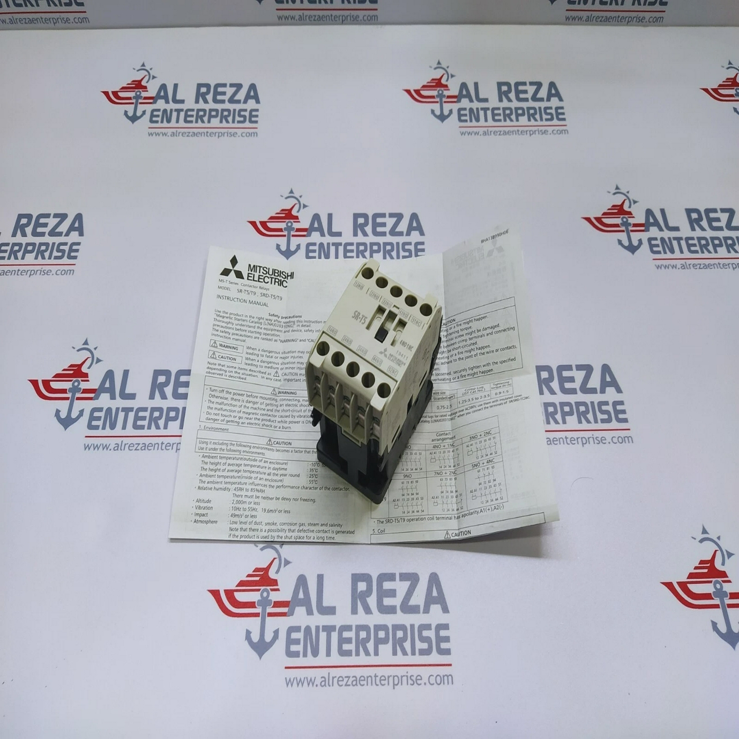 MitsubishiSR-T5MagneticContactor4NO1NCCoilVoltage100-