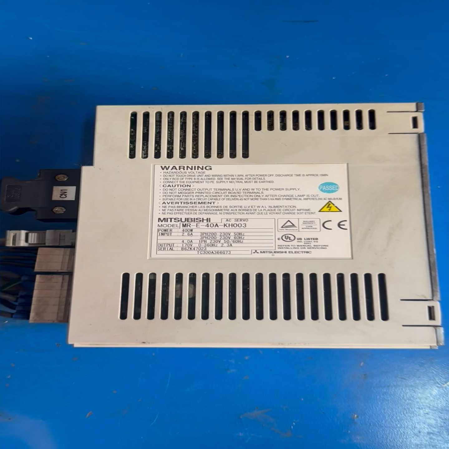 三菱驱动器MR-E-40A-KH003,功能包好不包邮,可直--议价商品