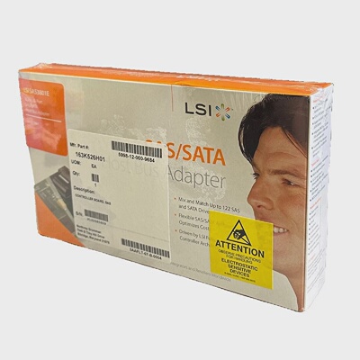 NEW SEALED LSI SAS3801E SASSATA HOST BUS ADAPTER 3Gbs 8PORT