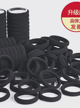 火锅店同款皮筋发量少发圈发圈粗款ins风扎马尾简约绑带发圈头饰