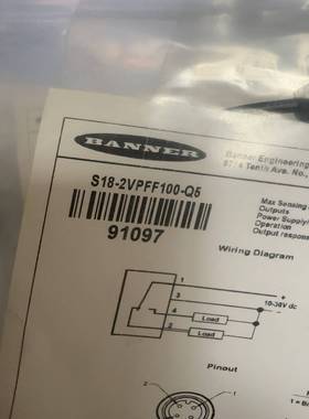 邦纳传感器S18-2VPFF100-Q5.--议价商品