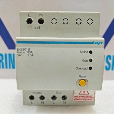 Interruttore Automatico Di Commutazione Hager EKS301B SPN 1.