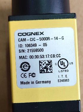 9新康耐视COGNEXCAMCIC5000R14拍前询价