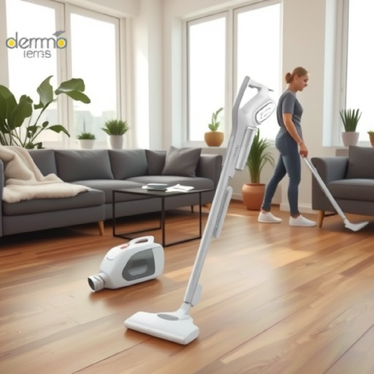 德尔玛DX700吸尘器家用大吸力手持式大功率强力真空除尘机DX700S