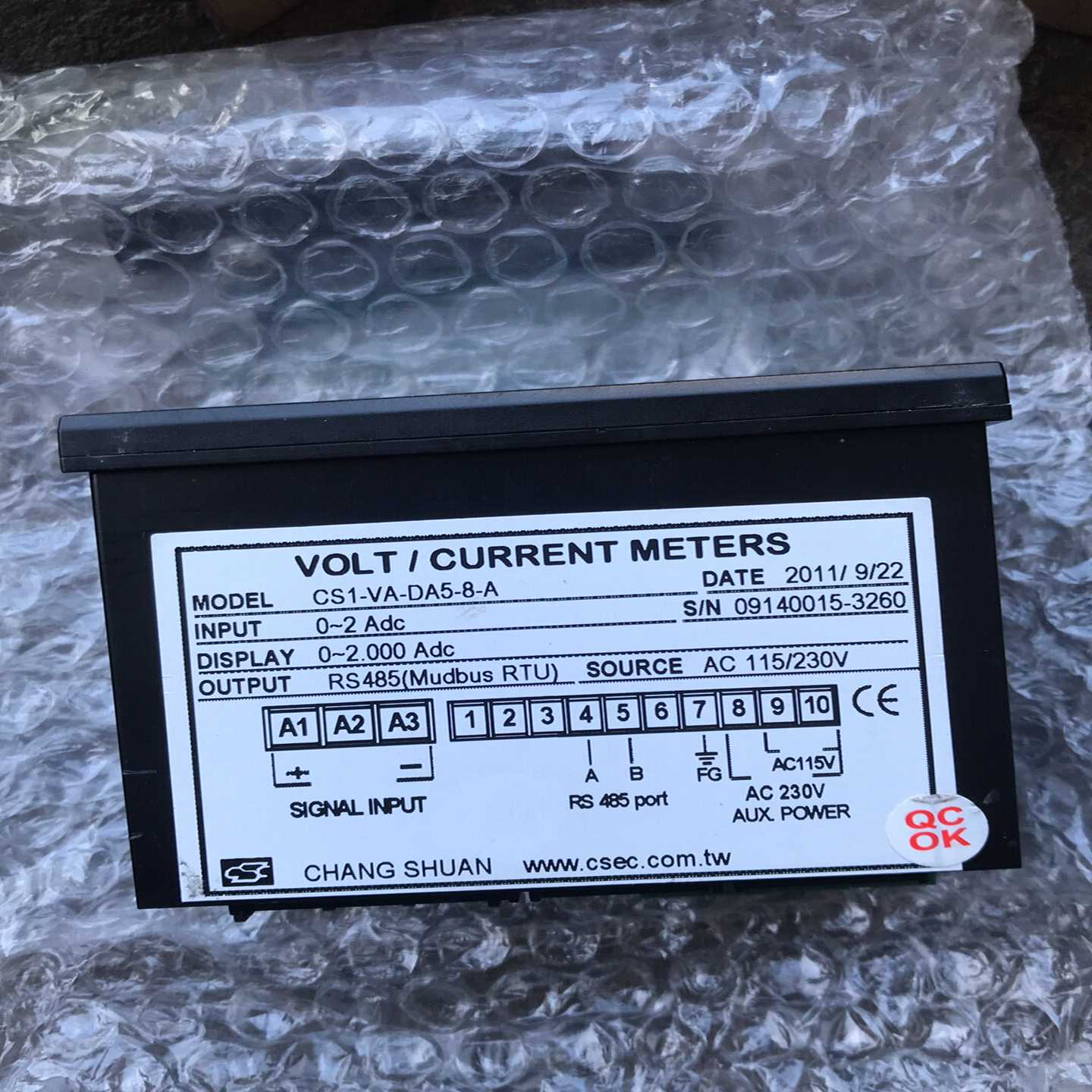 售前询价原装CS1-VA-DA5-8-A四 23位数电压电流表-议价