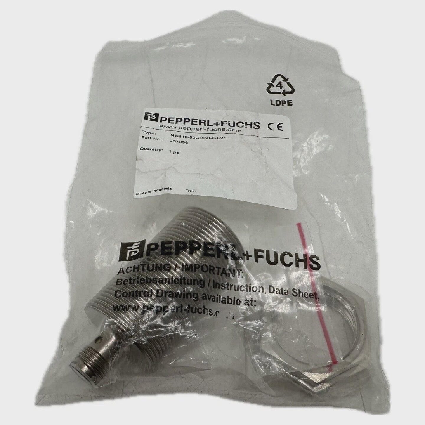 AJ1145 Inductive Sensor Pepperl Fuchs NBB1030GM50E3V1 87896