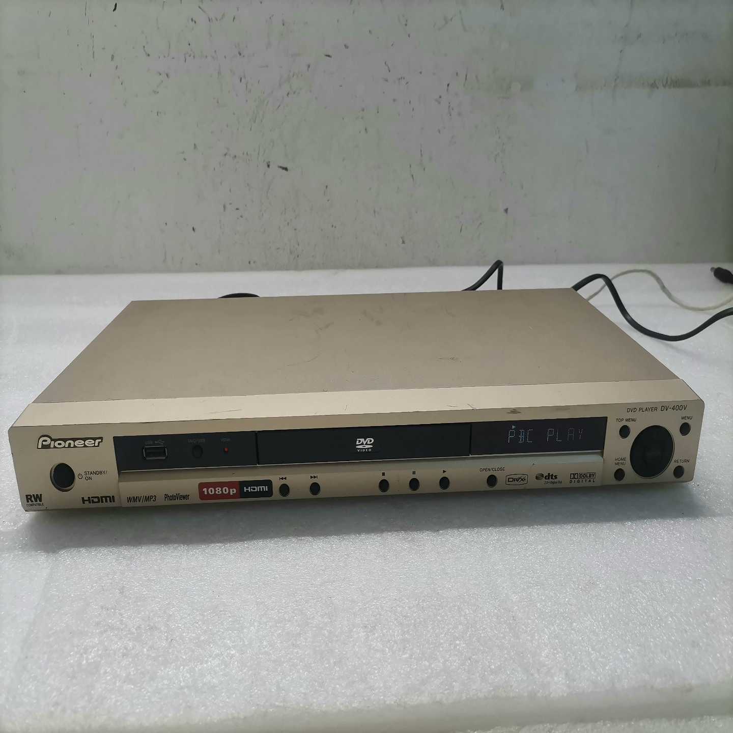 先锋DVD1台DV-400V，读盘正常，裸机1台，120元--议价商品