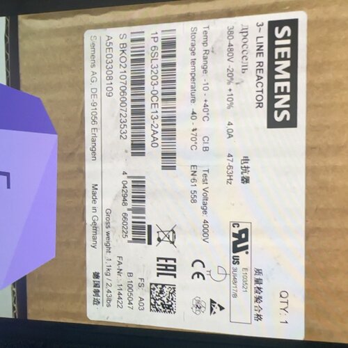 【询价】电抗器  6SL3203-0CE13-2A
