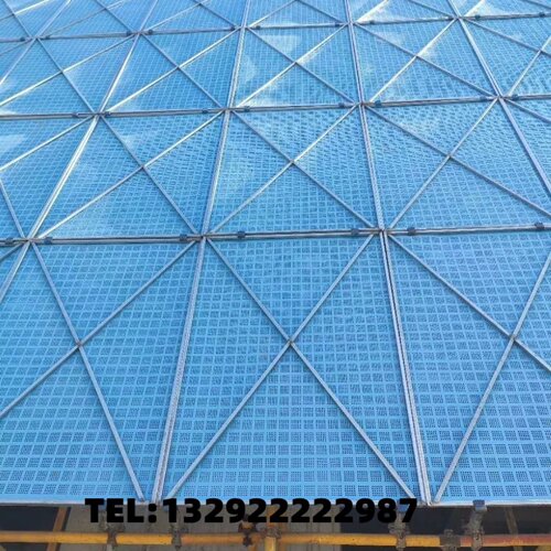 工地高层悬挑架外架钢板网脚手架防护网金属密目冲孔建筑爬架网片