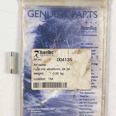 Fuse Link 004135 Para Teamtec F4250V G 5 25 MM 4A M Paquete