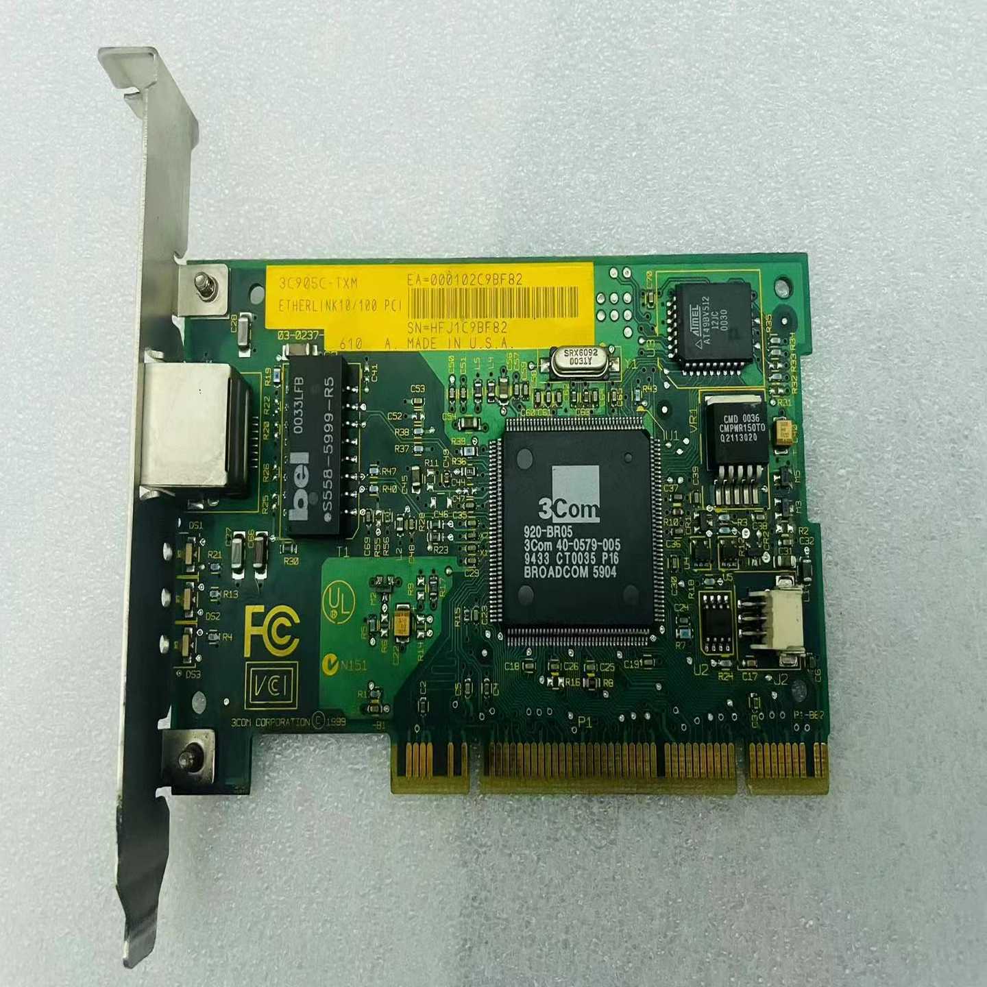 3Com3C905C-TXM百兆网卡实物图拍摄、1询价