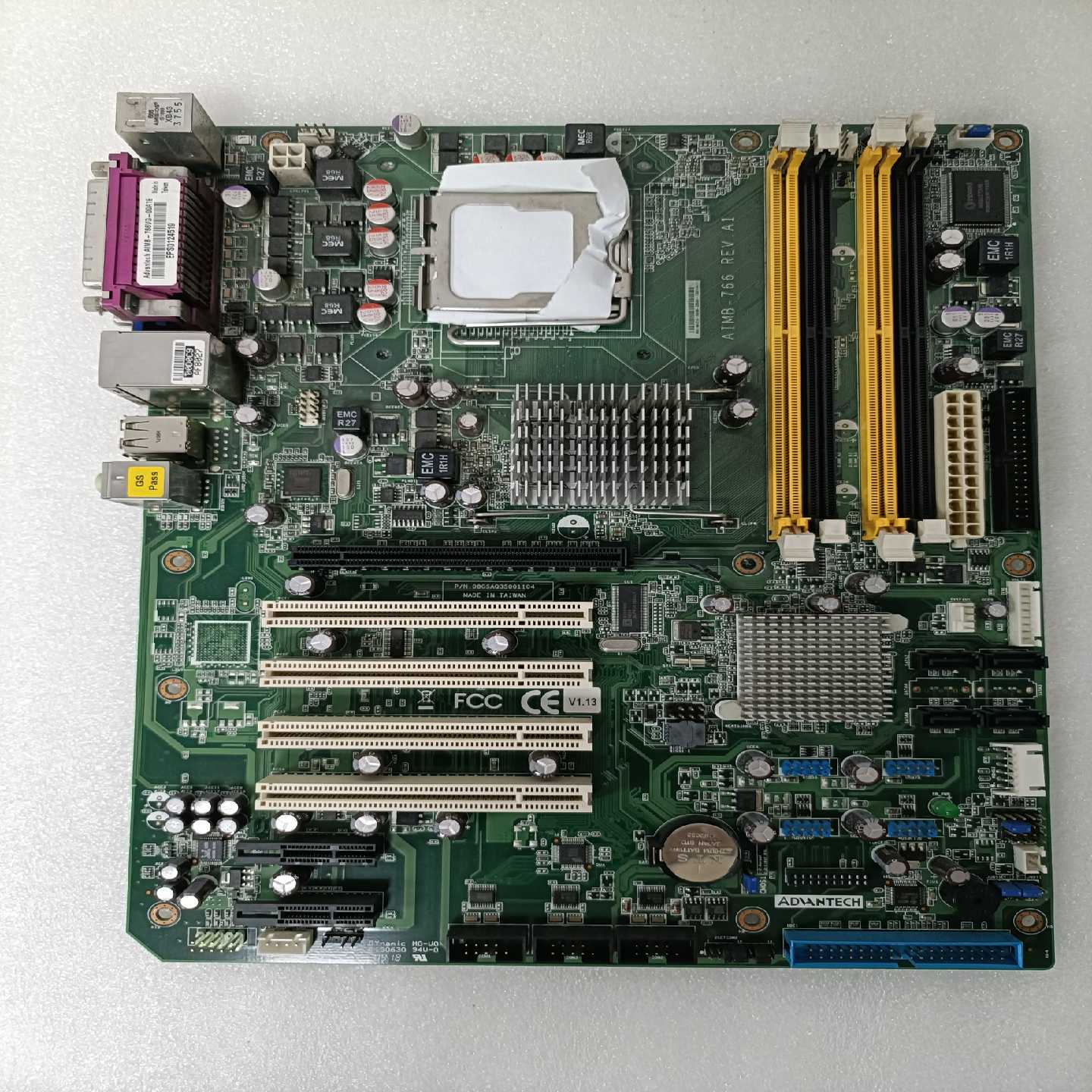 咨询-研华AIMB-766REV.A1工控机主板，没挡板，实物