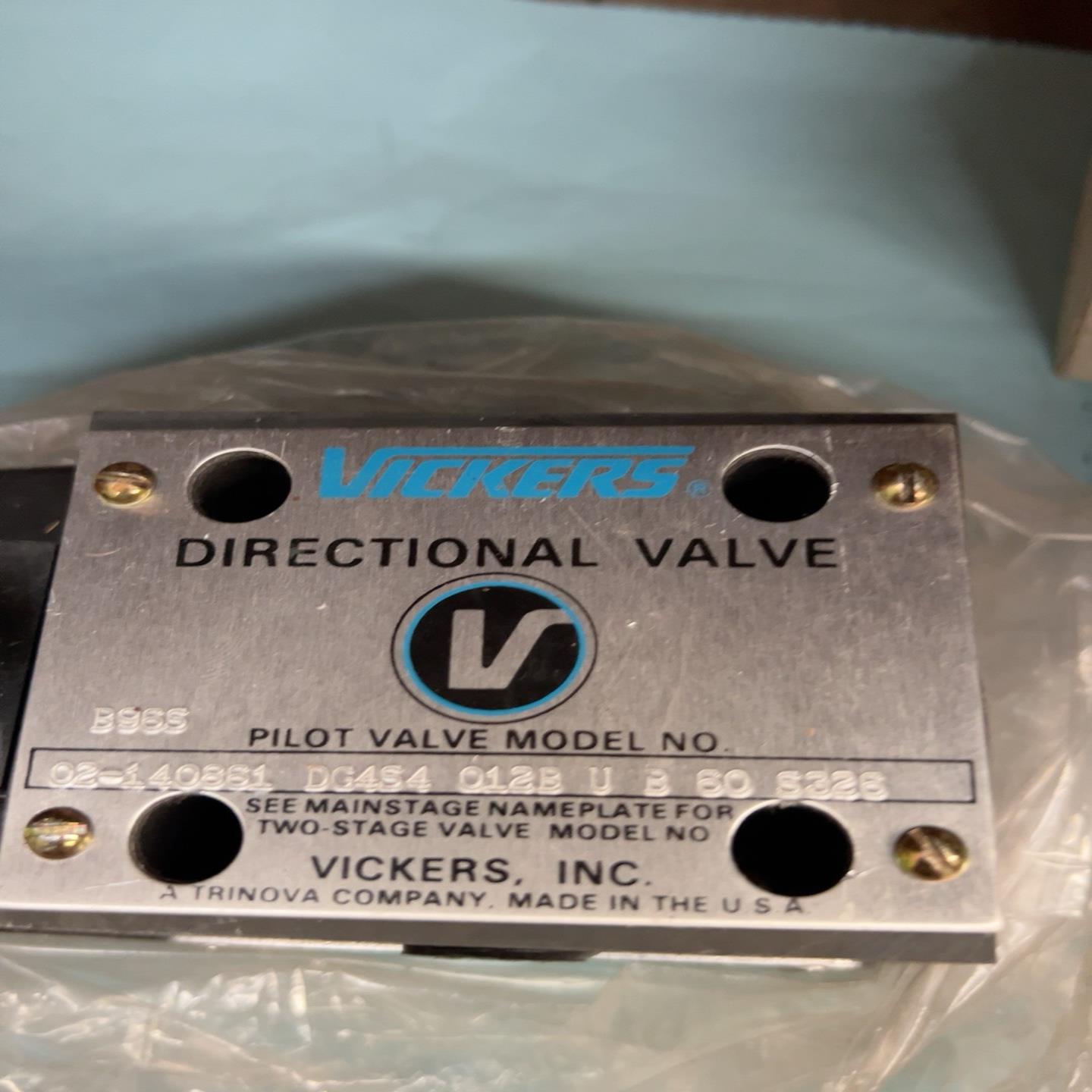 【请询价】美国原装Vickers方向阀型号DG4S4 012B U