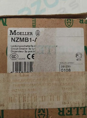 EATON NZMB1A160 Interruttore Automatico 160A Cavo Corto
