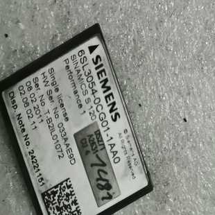 CU320控制器CF卡6SL3054 1A询价 0CG01