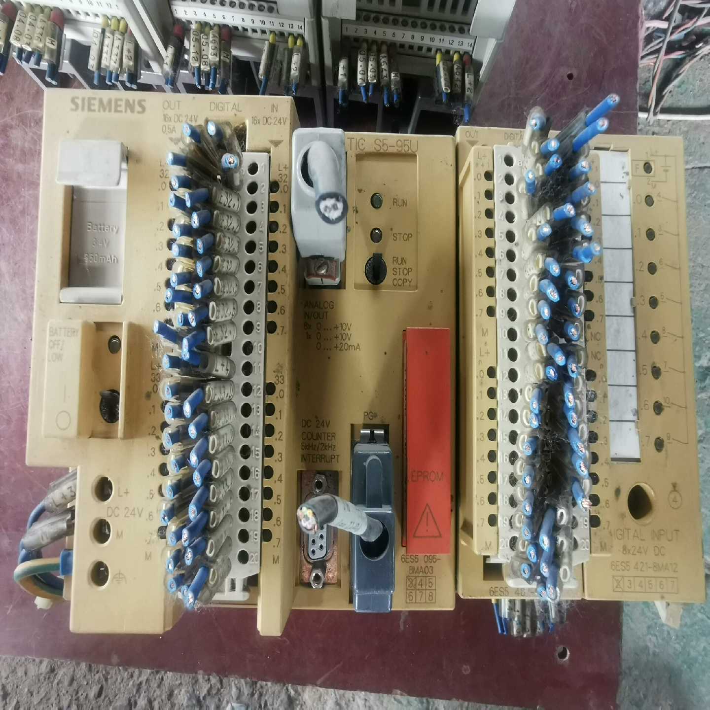 【议价】S5PLC一套，6ES5095-8MAO3适用