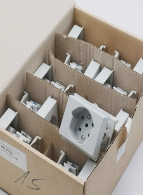 10xElectro-Mica7115.00.64Typ15Einbausteckdose-unused-