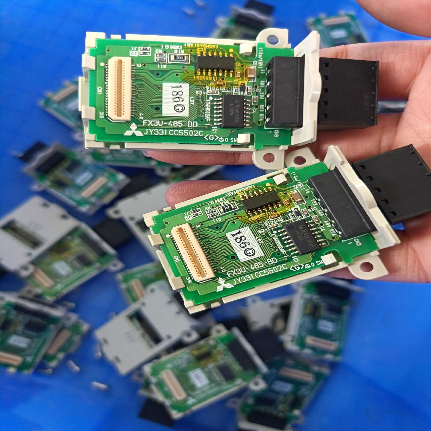 原装三菱BD板FX3U-485-BD，实物拍摄，功能完好，成--议价商品