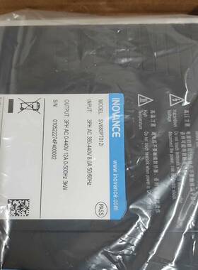 咨询-汇川驱动器SV680PT012I，盒码一致，0需