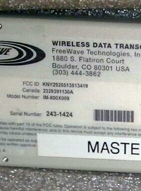 FreeWave无线数据器MASTERIM800