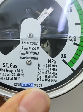 德国威卡WIKASF6气体密度继电器233.52.100