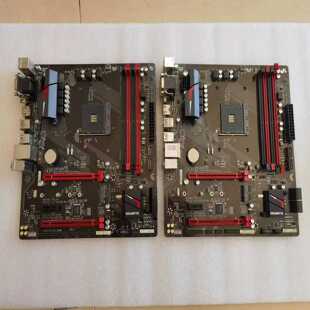 出两片拆机技嘉AB350M-gaming3主板--议价商品