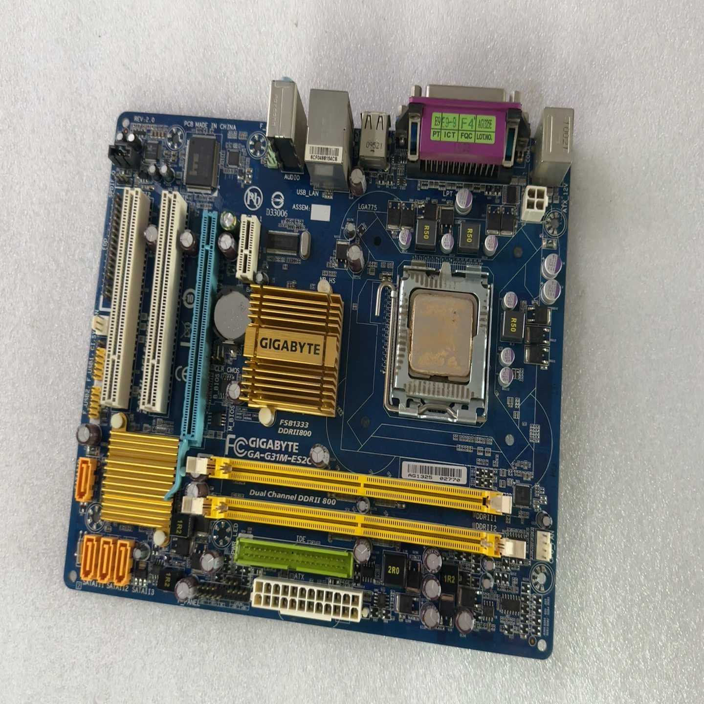 （议价）技嘉G31主板GA-G31M-ES2CG31M-S2DD
