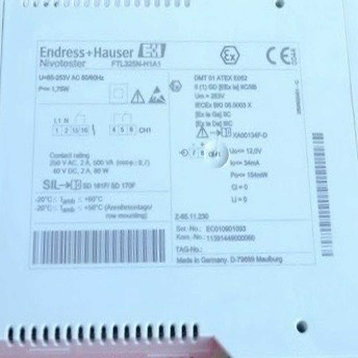 【幸琪商铺】E+H FTL325N-H1A1 恩德斯豪斯振动式限位信号变