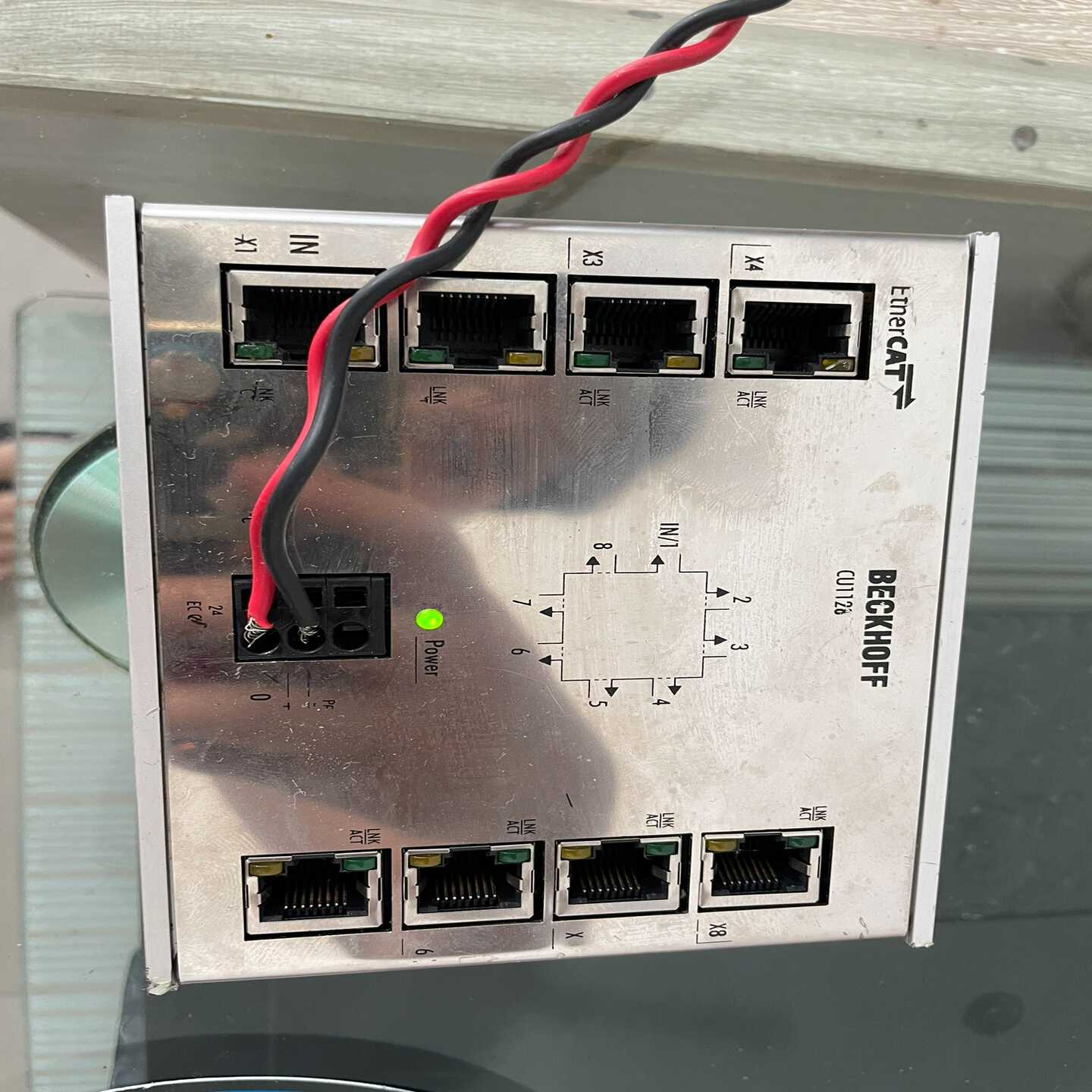 倍福CU1128-0000以太网交换机！实物拍摄，成色如图，--议价商品