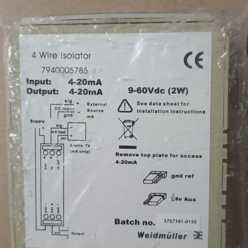 询价-魏德米勒信号隔离器deciPaklsolator79