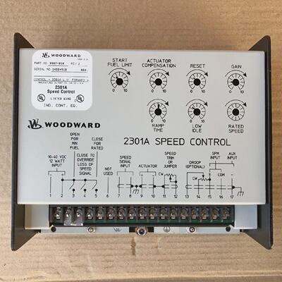 WOODWARD 9907014 2301A SPEED CONTROL REV.J
