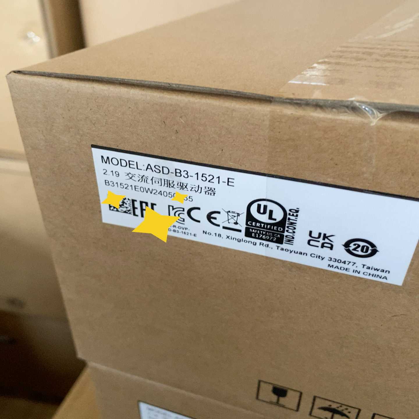 ，1.5kw伺服 ASD-B3-1521-E拍前询价