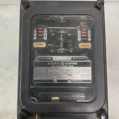 GENERAL ELECTRIC 12IAC51B104A TIME OVERCURRENT RELAY 222