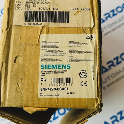 3NP42700CA01 Siemens Sicherung Schalter Trennschalter 250A N