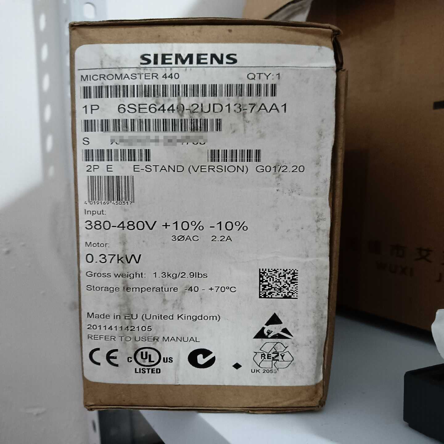 询价6SE440-2UD13-7AA1全新原装正品未使用变频器有