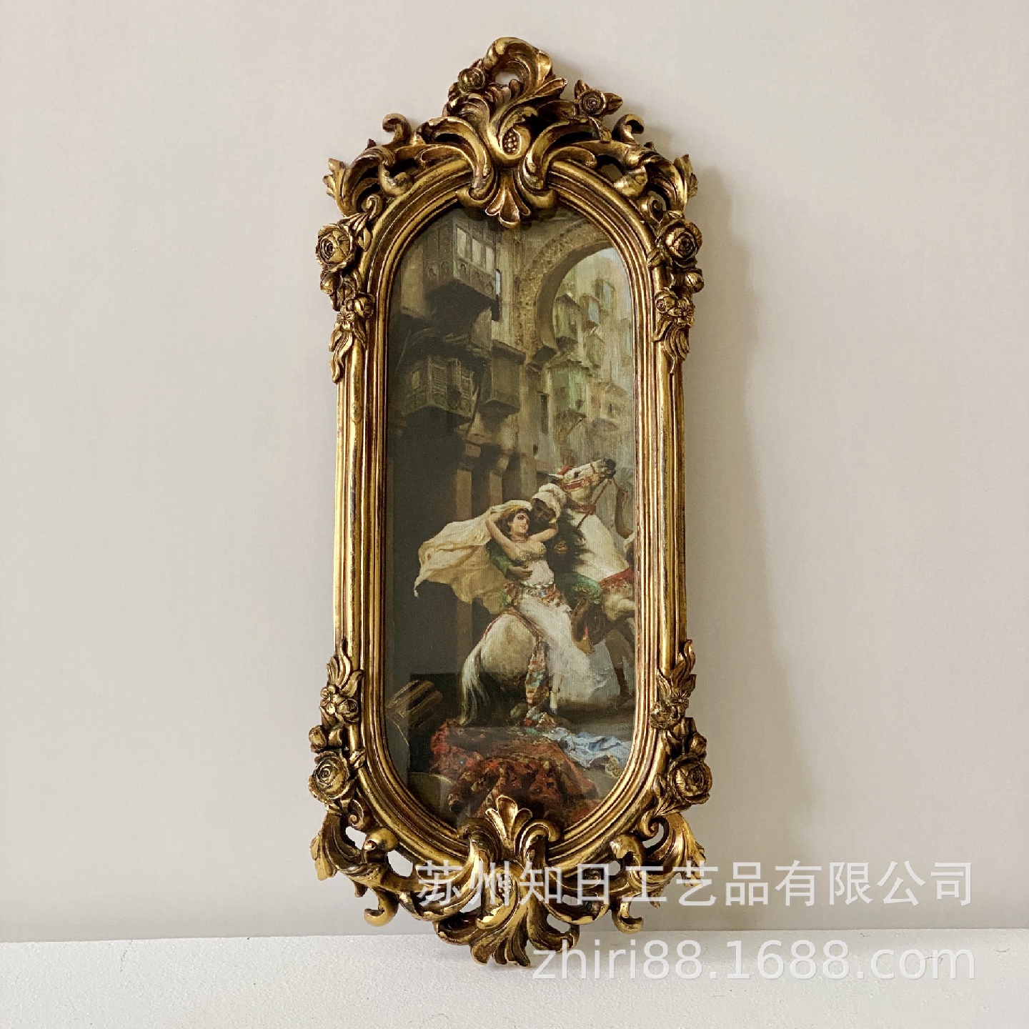 欧式宫廷雕花相框复古金箔仿古作品浮雕油画框背景墙组合装饰挂画