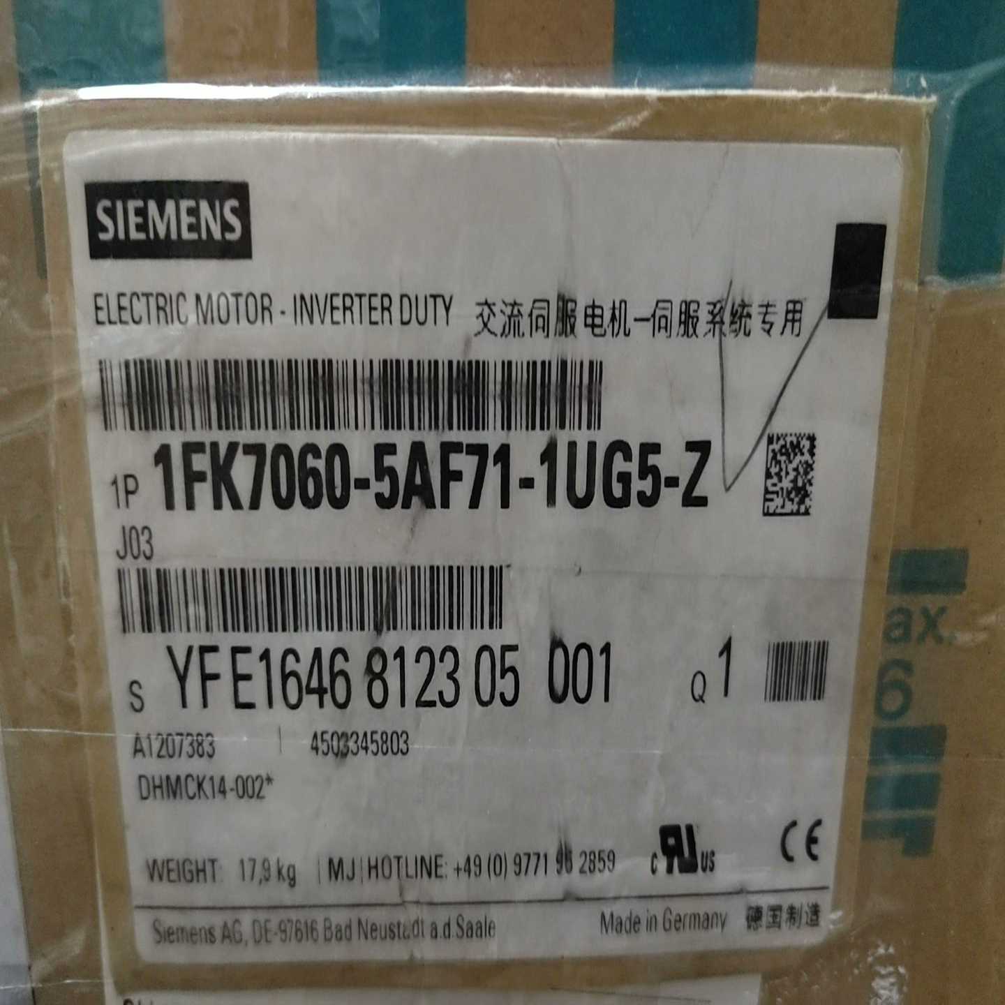 询价1FK7060-5AF71-1UG5-Z祇有一